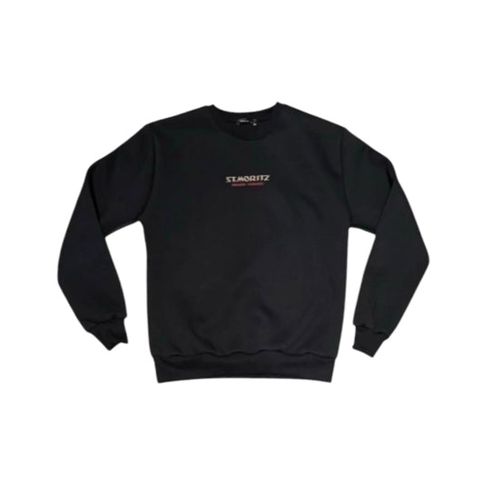 FELPA SENZA CAPUCCIO CON STAMPA SUL RETRO