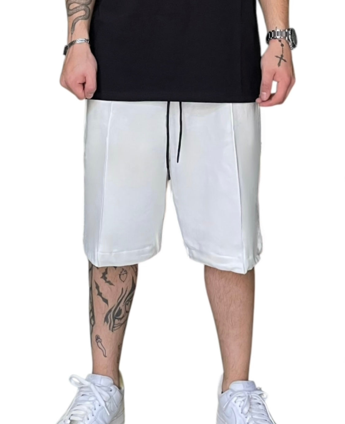 BERMUDA IN FELPA GARZATA