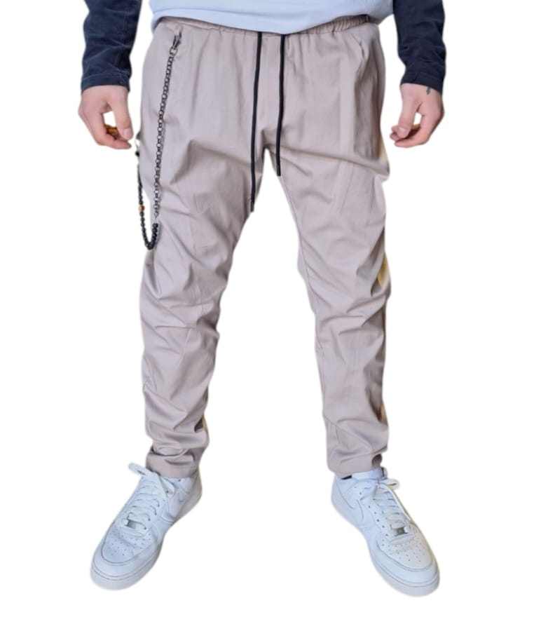PANTALONE CON ELASTICO IN VITA